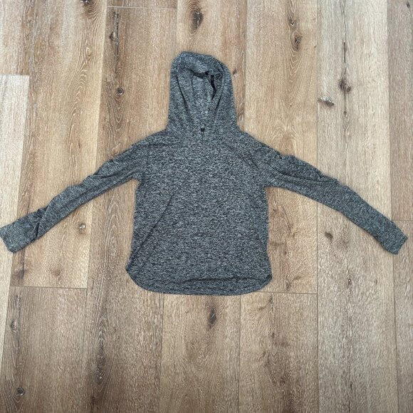 Athleta Girl Grey Soft Light Hoodie - Picture 1 of 4